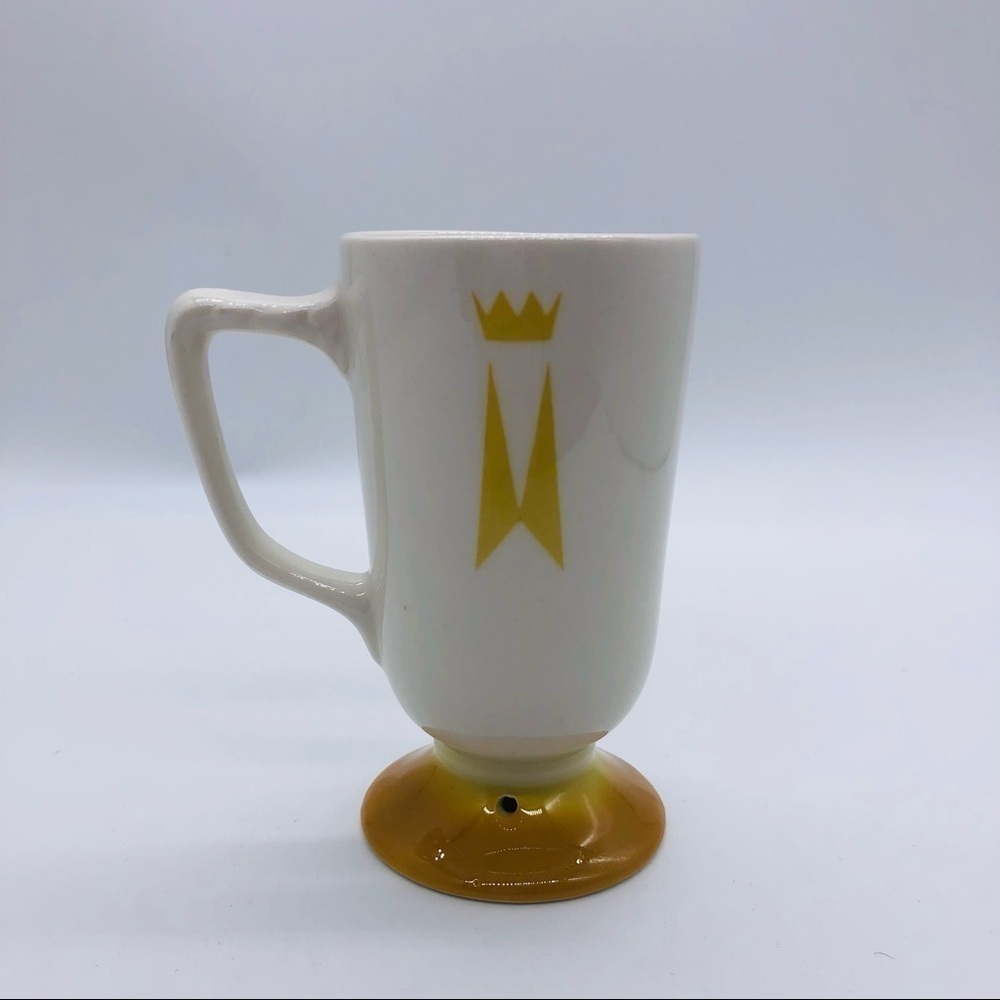 HOMER LAUGHLIN MODERN, MID-CENTURY FOOTED COFFEE CUP - MARRIOTT HOTEL 6 OZ - Picture 4 of 10